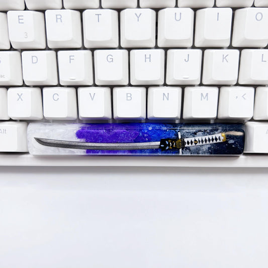 Japanese Anime Katana Spacebar Keycaps, Custom Artisan Resin Keycap, Mechanical Keyboard Keycap, Gaming Setups. - HiJenney