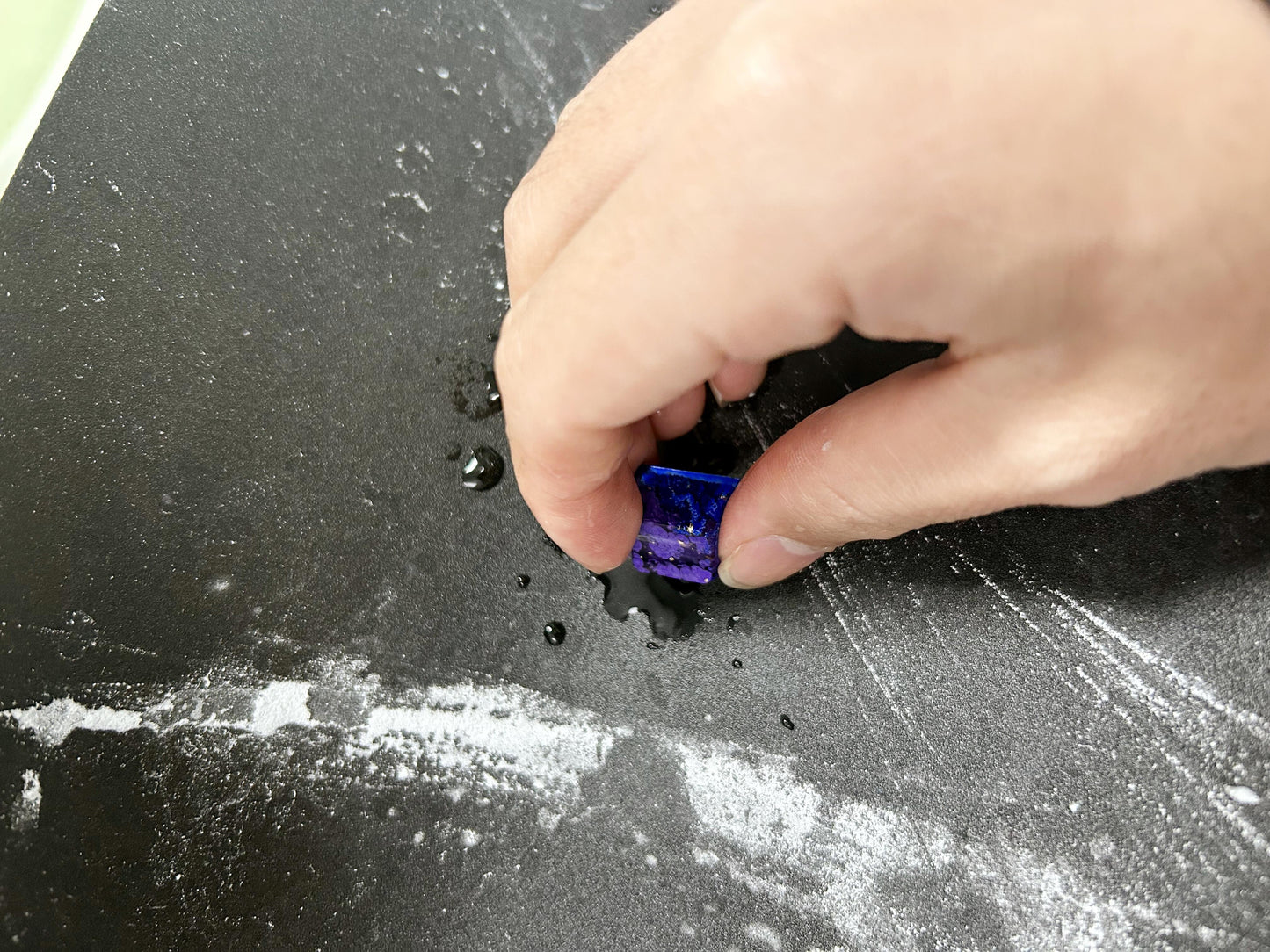 Blue Purple Cosmos Nebula Keycaps, Dark Matter Universe Keycaps, Artisan Resin Custom Keycaps, Personalized Keyaps. - HiJenney