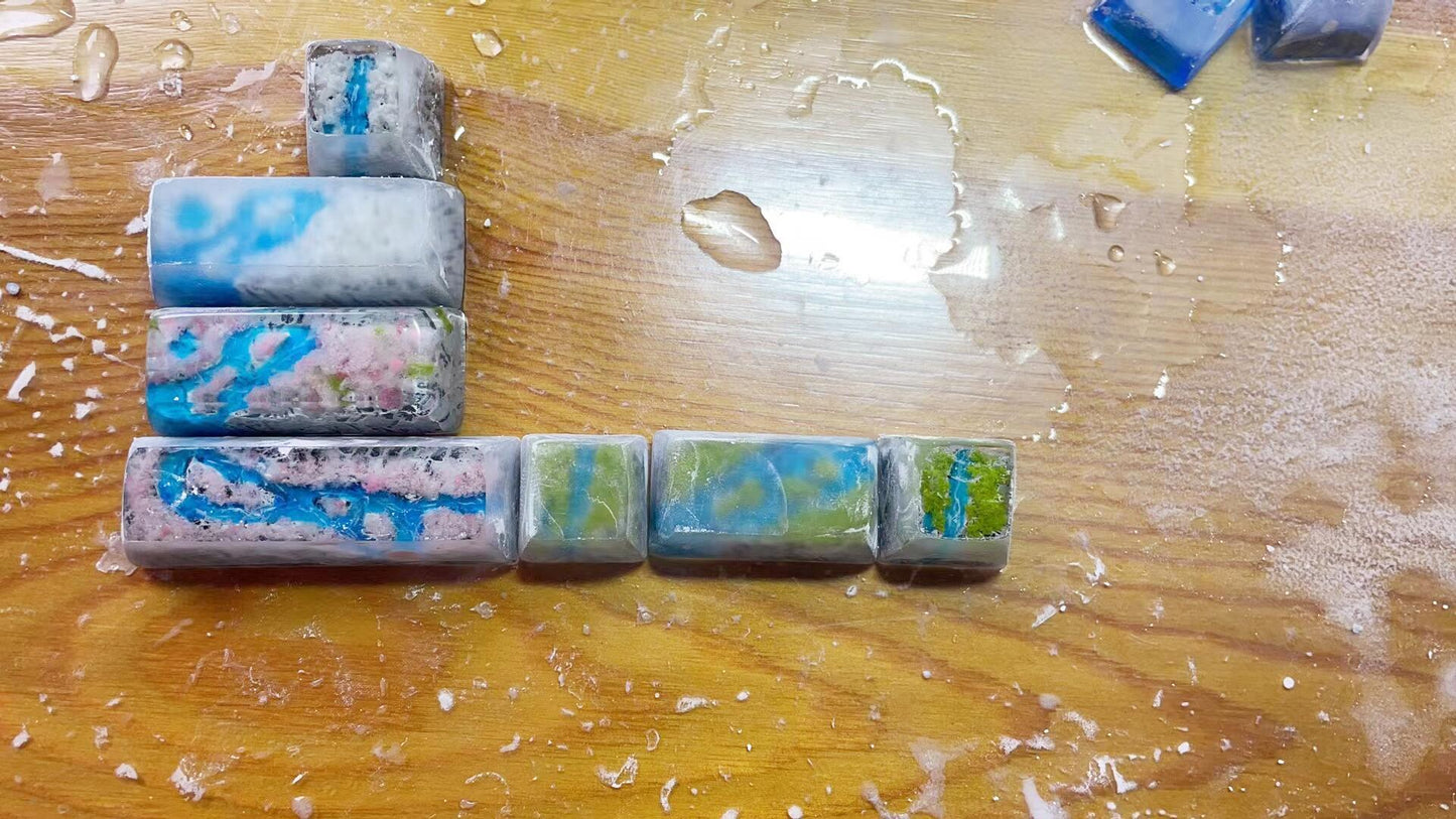 OEM Islands Streams Keycaps, Aritsan Resin Keycap, Seasons Mountain Keycaps, Mechanical Keyboard Keycaps. - HiJenney