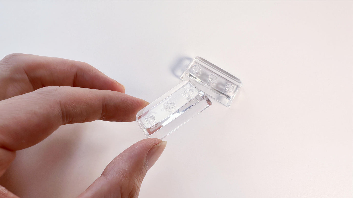 Artisan Custom Clear Resin Keycaps, Crystal Transparent Backlit Keycaps, Mechanical Keyboard, Personalized Gaming Setups. - HiJenney