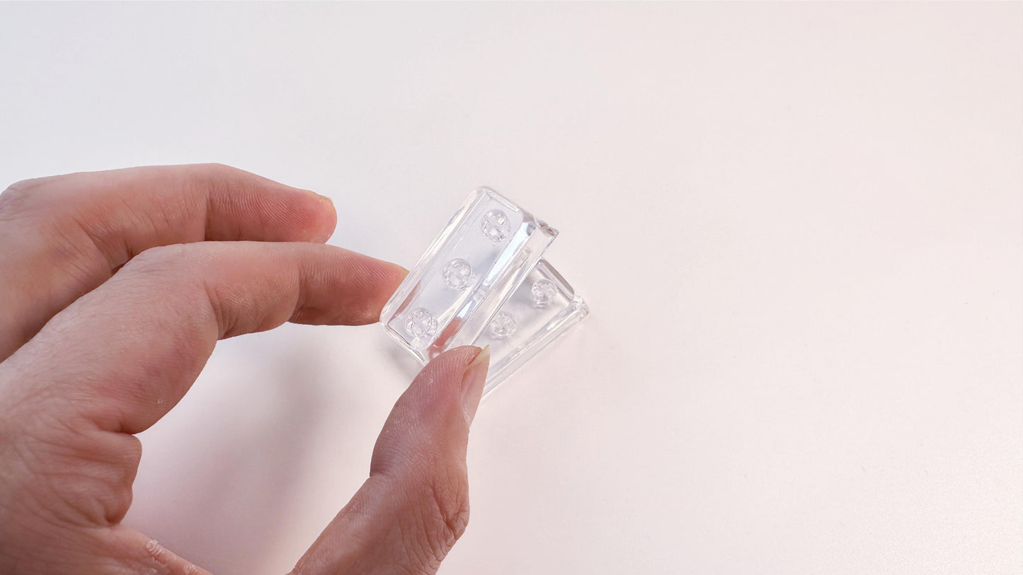 Artisan Custom Clear Resin Keycaps, Crystal Transparent Backlit Keycaps, Mechanical Keyboard, Personalized Gaming Setups. - HiJenney