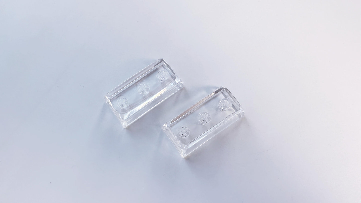 Artisan Custom Clear Resin Keycaps, Crystal Transparent Backlit Keycaps, Mechanical Keyboard, Personalized Gaming Setups. - HiJenney