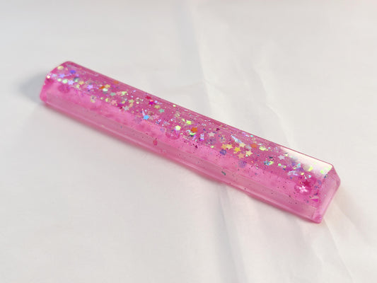Cute Pink Magic Star Keycaps, Artisan Resin Keycaps, Mechanical Keyboard Cherry Switch Keycaps, Gaming Setup. - HiJenney