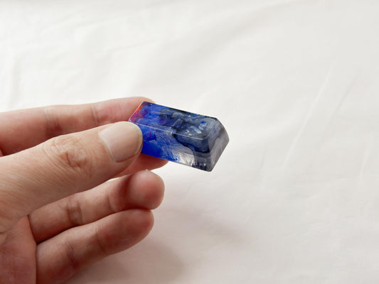 Dark Matter Keycaps, Artisan Resin Custom Keycap, Quantum Purple Universe Keycap, Personalized Gaming Setups. - HiJenney