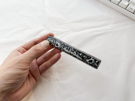 White Snow Mountain Keycaps, Black Volcano Keycaps, Handmade Keycaps, Artisan Resin Keycaps, Gaming Setups. - HiJenney