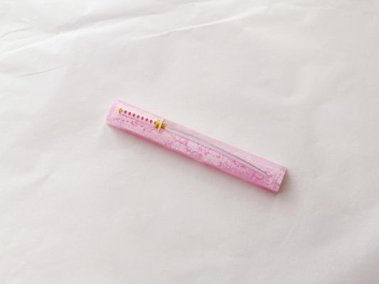 Pale Pink Katana Spacebar Keycap, Custom Japanese Anime Keycap, Artisan Resin Keycap, Mechanical Keyboard Keycaps. - HiJenney