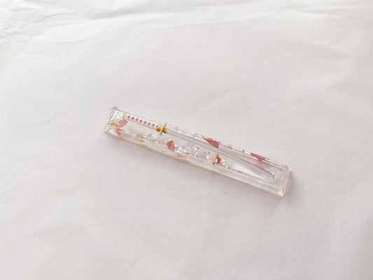 Pink Sakura Katana Spacebar Keycap, Custom Artisan Clear Resin Keycap, Mechanical Keyboard Keycap, Gaming Setup. - HiJenney