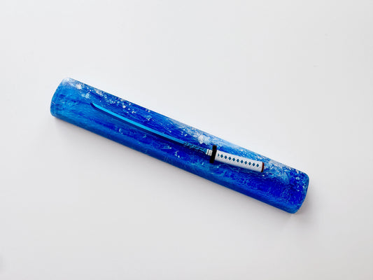 Royal Blue Katana Spacebar Keycaps, Custom Anime Artisan Resin Keycaps, Mechanical Keyboard Keycaps, Gaming Setups. - HiJenney