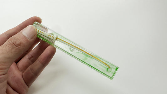 Custom Anime Golden Katana Spacebar Keycaps, Green Ink Smoke Keycaps, Artisan Clear Resin Keycaps, Gaming Setup. - HiJenney