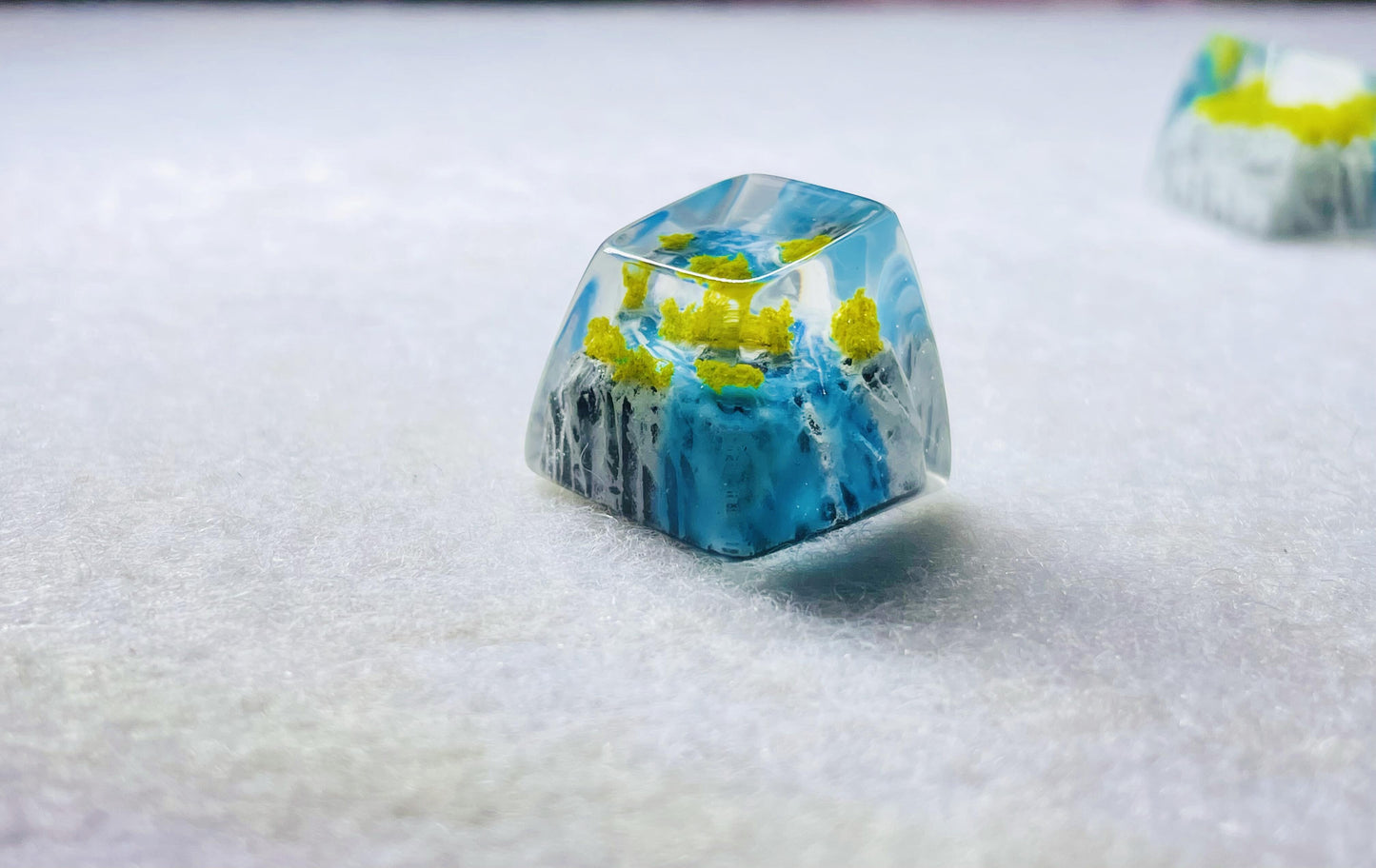 SA, Summer Islands Streams Keycap, Aritsan Resin Keycap, Mountain four Seasons Keycap, Mechanical Keyboard Keycap. - HiJenney