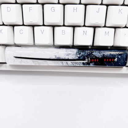 Japanese Anime Katana Space Bar Keycap, Artisan Resin Keycap, Mechanical Keyboard Keycaps, Cherry Switch Keycap. - HiJenney