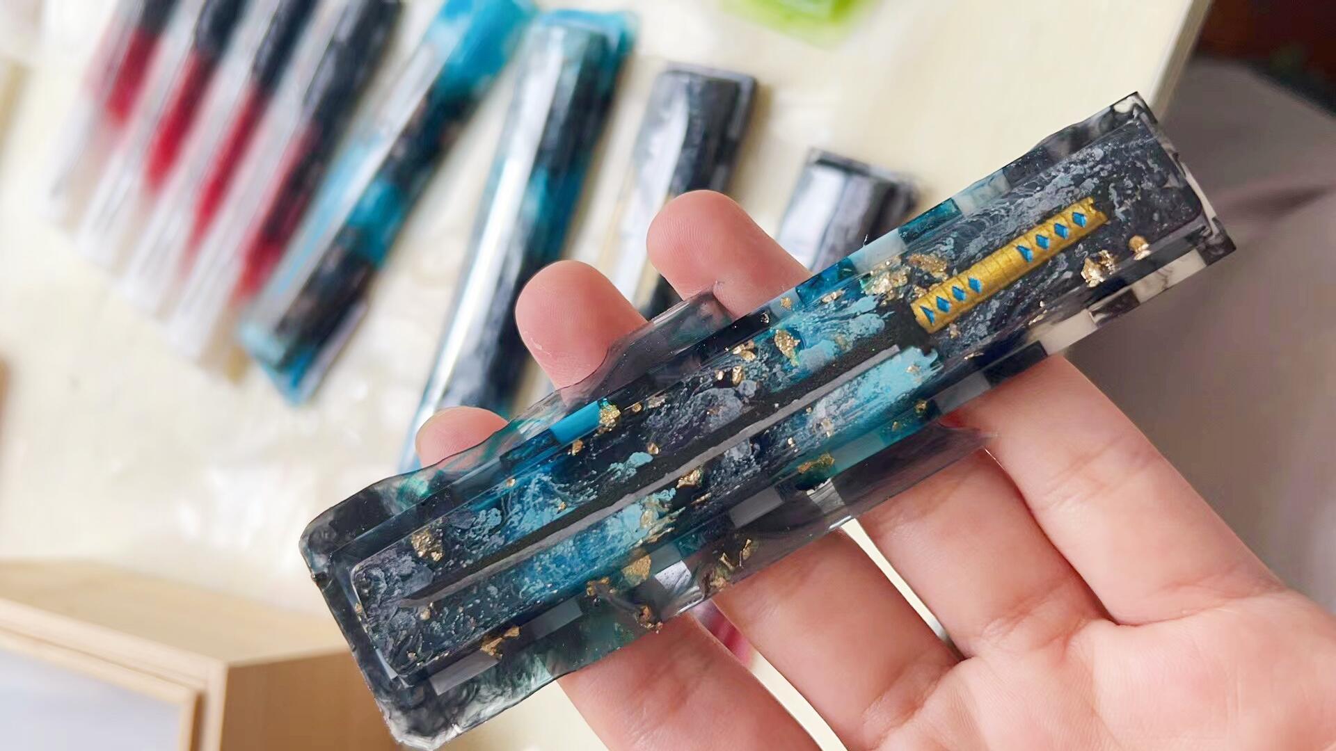 Japanese Anime Katana Space Bar Keycap, Artisan Resin Keycap, Mechanical Keyboard Keycaps, Cherry Switch Keycap. - HiJenney