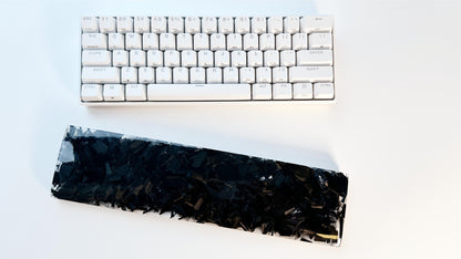 Carbon Fiber Wrist Rest, Clear Resin Wrist Rest, Customized Artisan Wrist Rest, Keyboard Wrist Rest, Gaming Desk Decor, Personalized Gift. - HiJenney