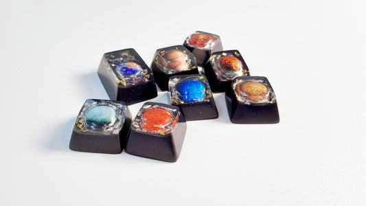 Solar System 8 Planet Keycap, Earth, Sun, Mars Keycaps, Universe Space Galaxy Keycap, Artisan Mechanical Keyboard Keycap, Gift. - HiJenney