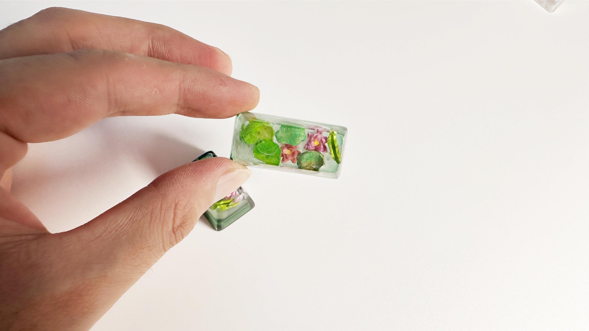 Lotus Pond Keycaps, Aritsan Resin Custom Keycaps, Mechanical Keyboard, Personalized Keycaps, SA, OEM Keycap. - HiJenney