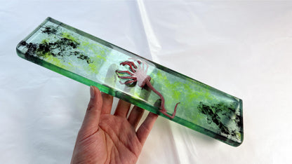 Alien Creature Wrist Rest, Fluorescent Green Wrist Rest, Neon Green, Biochemistry Viruses, Resin Wrist Rest, Custom Personalized Gift. - HiJenney