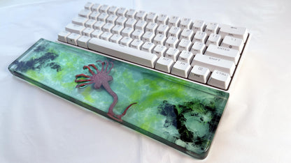 Alien Creature Wrist Rest, Fluorescent Green Wrist Rest, Neon Green, Biochemistry Viruses, Resin Wrist Rest, Custom Personalized Gift. - HiJenney