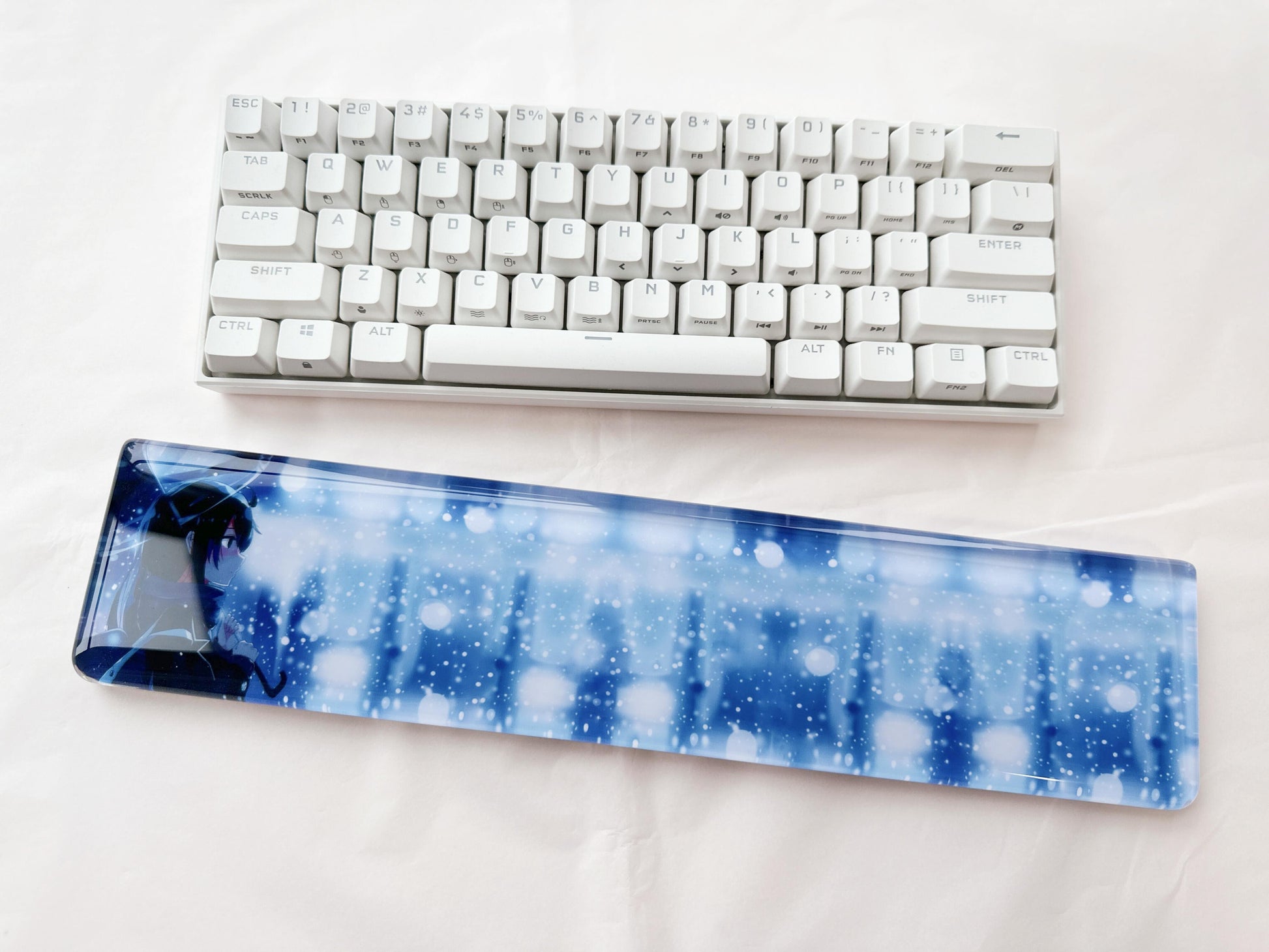 Anime Girl Wrist Rest, Video Game Poster Wrist Rest, Photo Wrist Rest, Print On Demand Wallpaper Wrist Rest, Personalized Gift. - HiJenney