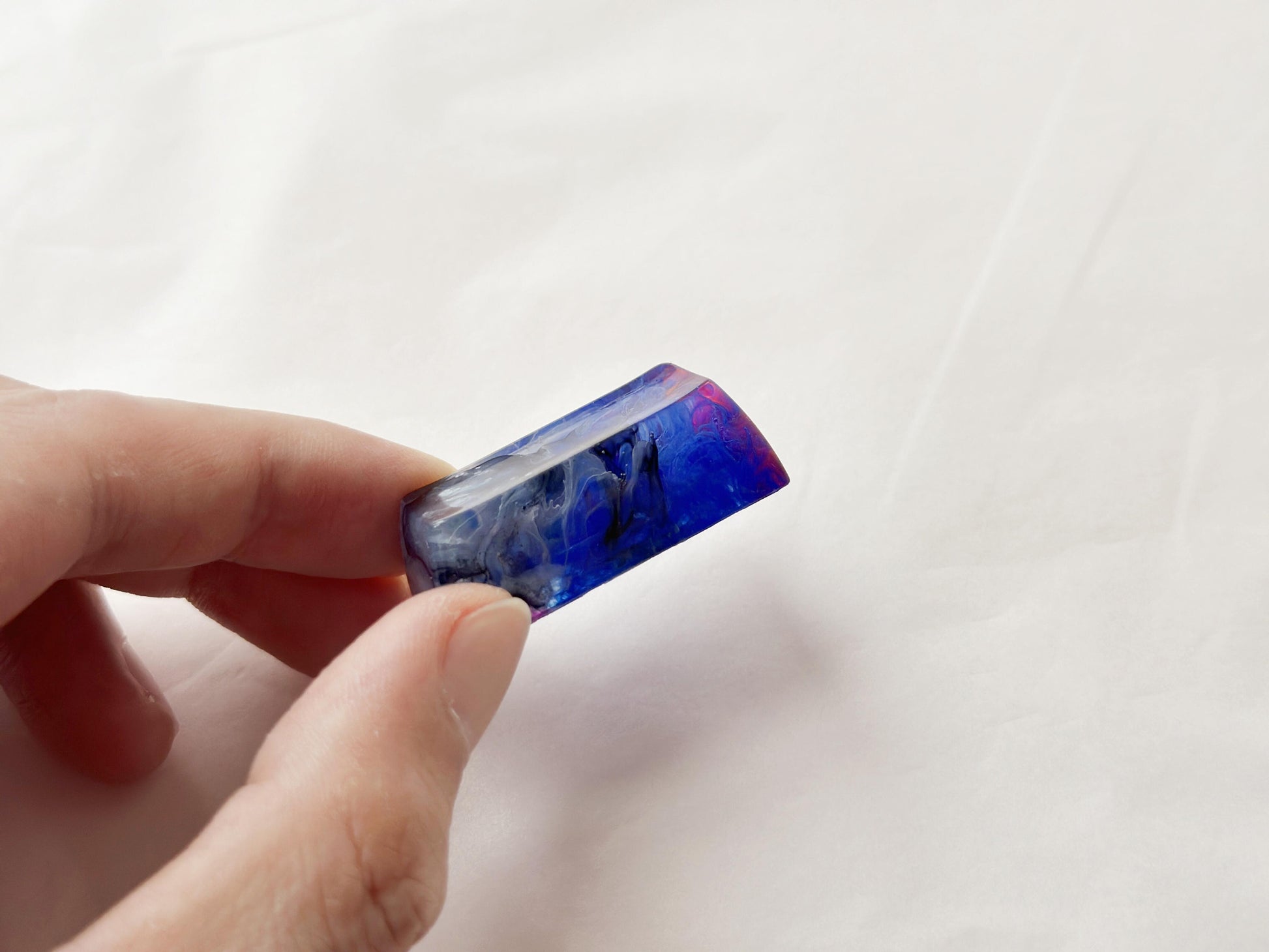 Dark Matter Keycap, Artisan Resin Purple Sky Keycap, Handmade Customized, Cherry Switch Keycap, Personalized Gift. - HiJenney