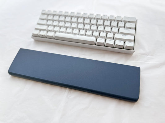 Navy Blue Quartz Wrist Rest, Quartz Stone Wrist Rest, Custom Size Keyboard Wrist Rest, Gaming Setups, Desk Decor. - HiJenney