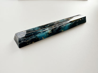 Katana Space Keycap, Black Blue Keycap, Artisan Resin Keycap, Anime Katana Keycap, Keyboard Keycap, Unique Gift. - HiJenney