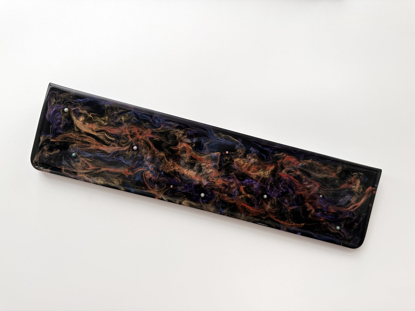 Mysterious Universe Wrist Rest, Artisan Keyboard Wrist Rest, Game Desk Decor, Office Deskt Gifts. - HiJenney