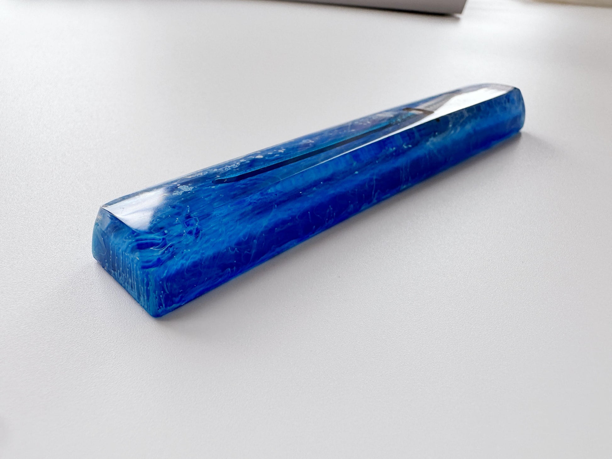 Katana Space Keycap, Royal Blue Keycap, Artisan Resin Keycap, Japanese Anime Keycap, Keyboard Keycap, Custom Unique Gift. - HiJenney