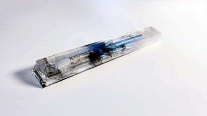 Star Wars Blue Lightsaber Keycap, Light Sword Spacbar Keycap, Artisan Clear Resin Transparent Keycap, Custom Gaming Setup. - HiJenney