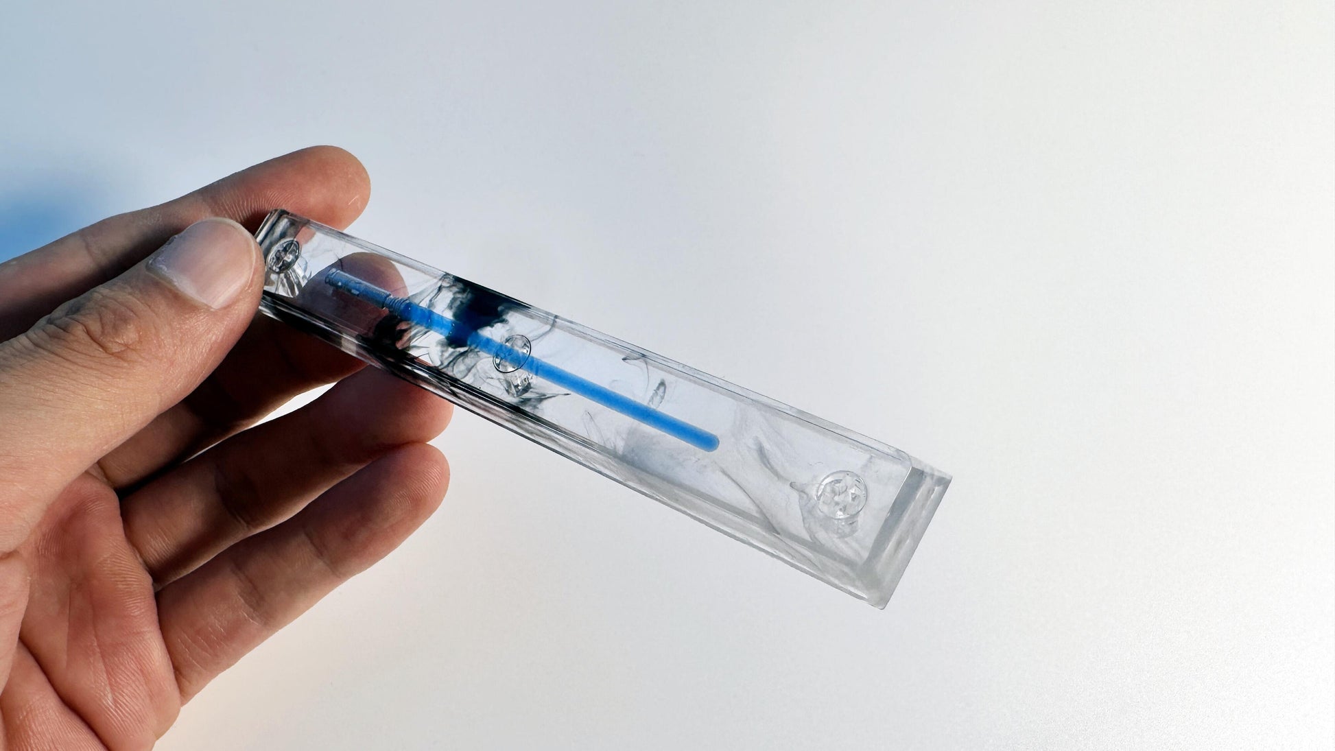 Star Wars Blue Lightsaber Keycap, Light Sword Spacbar Keycap, Artisan Clear Resin Transparent Keycap, Custom Gaming Setup. - HiJenney