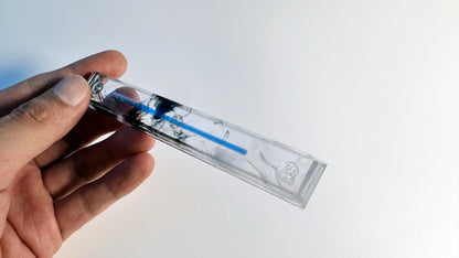Star Wars Blue Lightsaber Keycap, Light Sword Spacbar Keycap, Artisan Clear Resin Transparent Keycap, Custom Gaming Setup. - HiJenney