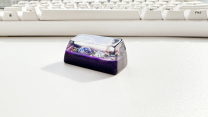 Astronaut Earth Planet Keycap, Universe Galaxy Keycap, Artisan Resin Keycap, Mechanical Keyboard Keycap, SA, OEM Keycap. - HiJenney