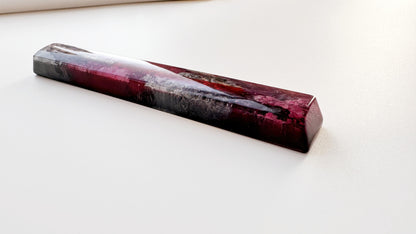 Red Lightsaber Space Bar Keycap, Light Sword, Katana Keycap, Artisan Resin Keycap, 6U, 6.25U, 6.5U, 7U, Personalized Gift. - HiJenney