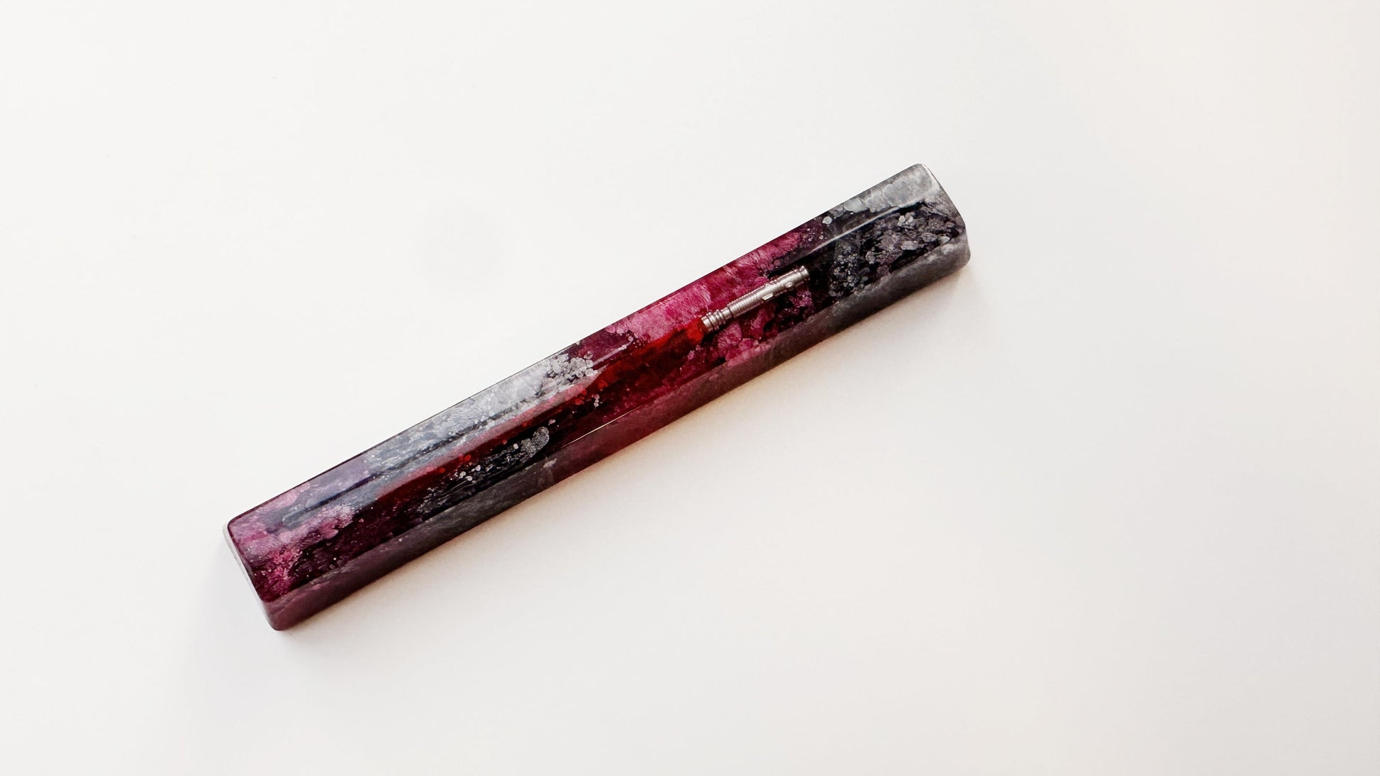 Red Lightsaber Space Bar Keycap, Light Sword, Katana Keycap, Artisan Resin Keycap, 6U, 6.25U, 6.5U, 7U, Personalized Gift. - HiJenney